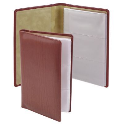 Визитница LaFontaine, 125х200 мм, коньячная