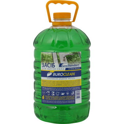 Средство для мытья стекол Buroclean 5л зеленое яблоко