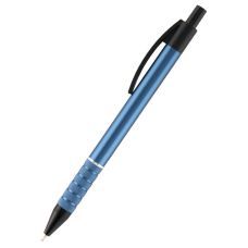 Ручка масляная автоматическая, Prestige. металлическая, синяя, 0.7 мм