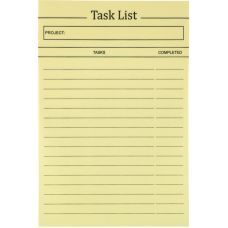 Блок бумаги с липким слоем Task list, 100x150 мм, 100 листов