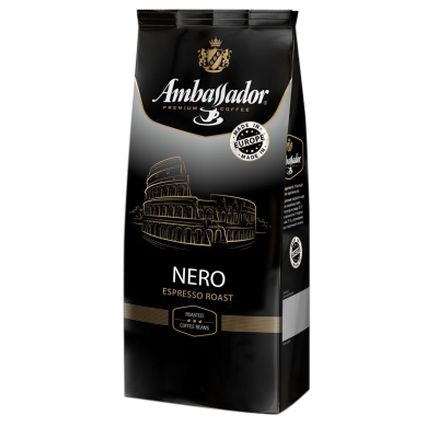 Кофе в зернах Ambassador Nero, пакет 1000г