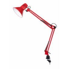 Лампа настольная на струбцине DL074, 60W E27, красная