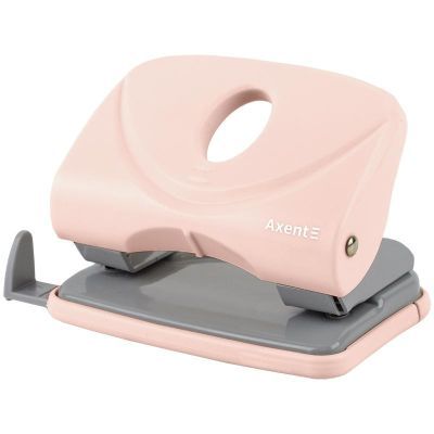 Дырокол Welle-2 с пласт верхом, 20 листов, Pastelini, розовый