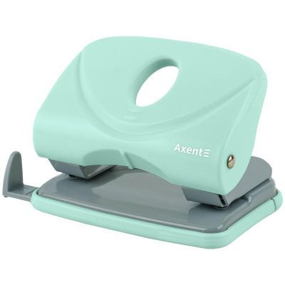 Дырокол Welle-2 с пласт верхом, 20 листов, Pastelini, мятный