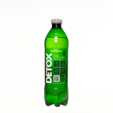 Минеральная вода Aqua Миргород Detox природная лечебно-столовая сильногазированная 0.5 л
