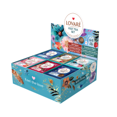 Чай ассорти «FEST TEA SET» 90 пакетиков в индивидуальных конвертах, LOVARE