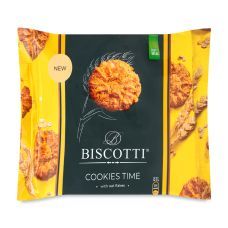 Печенье Biscotti Кукис-тайм с овсяными хлопьями, 170г
