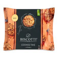 Печенье Biscotti Кукис-тайм с семенами, 180г