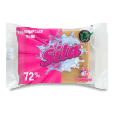 Мило господарське 72%, 180г (в обгортці), Sila Мило господарське 72%, 180г (в обгортці), Sila