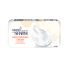 Мыло туалетное ШАРМ екопак 5х70г Увлажняющий крем