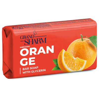 Мыло туалетное ШАРМ 70г Бодрый апельсин