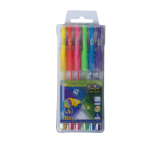 Набор из 6 гелевых ручек NEON в пластиковом пенале, KIDS Line