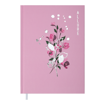 Ежедневник недат. ALLURE, A5, розовый