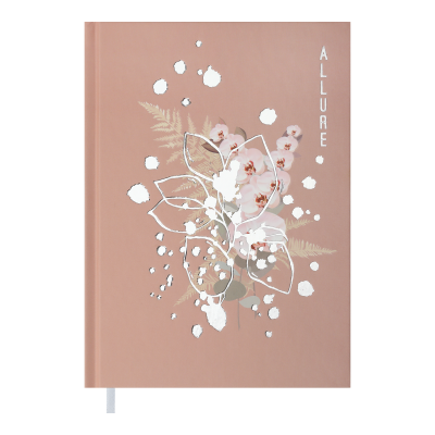 Ежедневник недат. ALLURE, A5, капучино