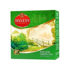 Чай зеленый в пакетиках Hyleys Английский зеленый чай 100 шт х 2 г