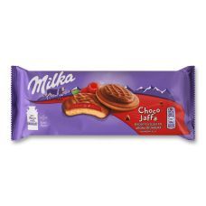 Печенье Milka Choco Jaffa Raspberry Jelly бисквитное, 147г