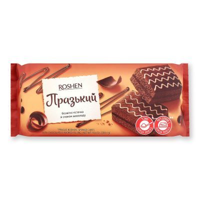 Пирожное Roshen Бисквит Пражский, 300г
