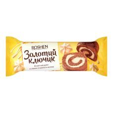 Рулет Roshen Золотий ключик, 180г