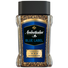 Кофе растворимый Ambassador Blue Label, сткл.б. 95г*10