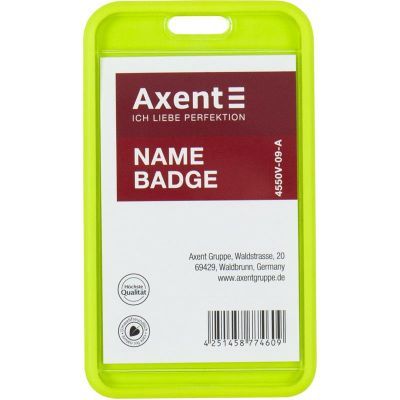 Бейдж-чехол SoftTouch матовый, салатовый, 4550V(54*85мм)