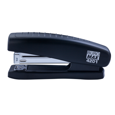 Степлер пластиковый, 20 л., (скобы №24; 26), 123х36х52 мм, черный