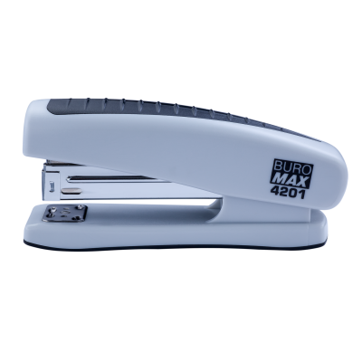 Степлер пластиковый, 20 л., (скобы №24; 26), 123х36х52 мм, серый