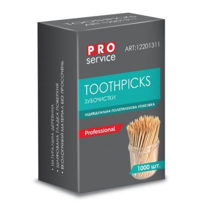 Зубочистки березовые в ПП оболочке, 1000шт