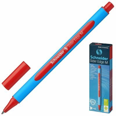 Ручка масляная SCHNEIDER SLIDER EDGE M красный (S152102)