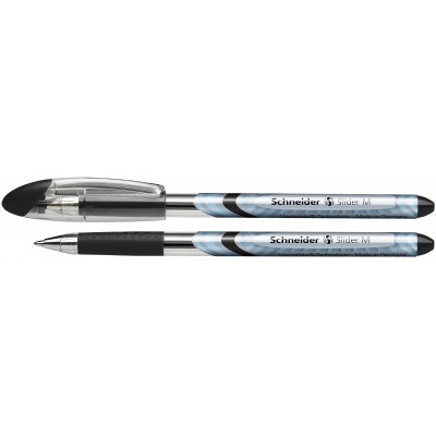 Ручка масляная SCHNEIDER SLIDER M черный (S151101)