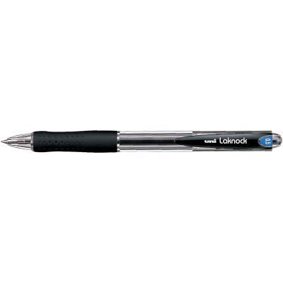 Ручка шариковая автомическая uni LAKNOCK micro 0.5мм черный (SN-100.(05).Black)