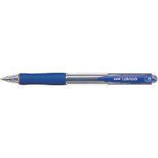 Ручка шариковая автомическая uni LAKNOCK fine 0.7мм синий