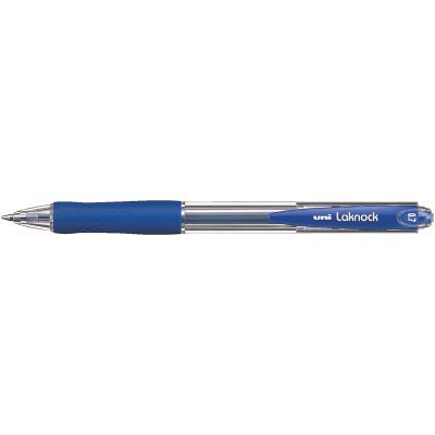 Ручка шариковая автомическая uni LAKNOCK fine 0.7мм синий (SN-100.(07).Blue)