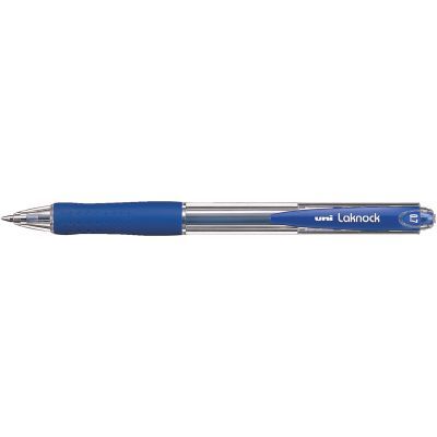 Ручка шариковая автомическая uni LAKNOCK medium 1.0мм синий (SN-100.(10).Blue)