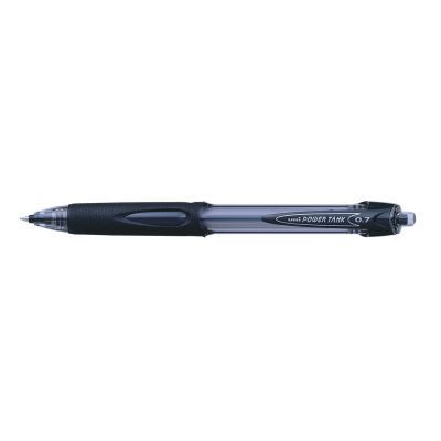 Ручка шариковая автомическая uni POWER TANK 0.7мм черный (SN-227.Black)