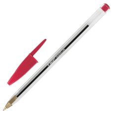 Ручка шариковая Cristal красный Bic