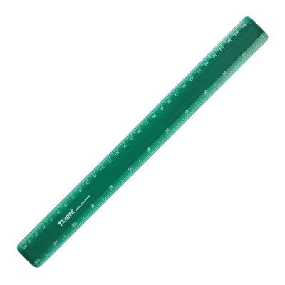 Линейка пластиковая 30см матовая зеленая (7530-05-A)