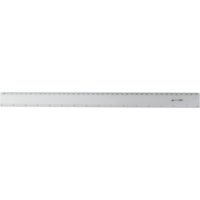 Линейка алюминиевая 40см цвет серебро (BM.5801-40)