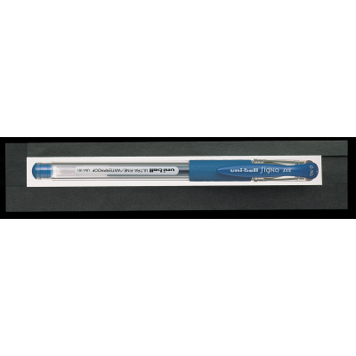 Ручка гелевая uni-ball Signo DX 0.38мм синяя (UM-151.(038).Blue)