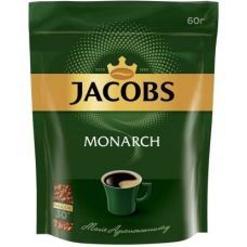 Кофе растворимый Jacobs Monarch 46 гр эконом пакет