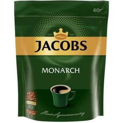 Кофе растворимый Jacobs Monarch 46 гр эконом пакет (64019)