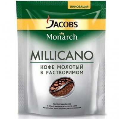 Кофе растворимый Jacobs Millicano 60гр, эконом пакет (64025)