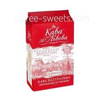 Кофе молотый Кава зі Львова эспрессо натуральный (красный) 240 гр (34556)