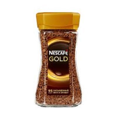 Кофе растворимый Nescafe Gold 100 гр, стекло (64018)