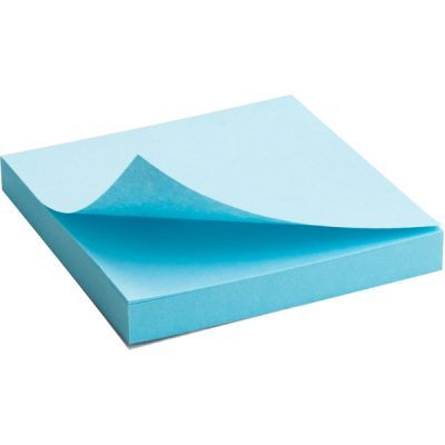 Блок бумаги с клейким слоем 75x75мм 100л  синий (2314-04-A)
