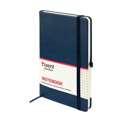Книга записная Partner Lux 125х195 96л клетка cиний (8202-02-A)