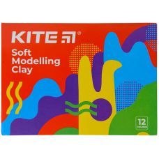 Пластилин восковой, 12 цветов, 240 г. Kite Fantasy