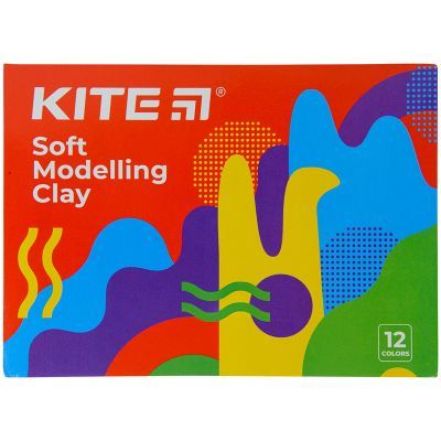 Пластилин восковой, 12 цветов, 240 г. Kite Fantasy