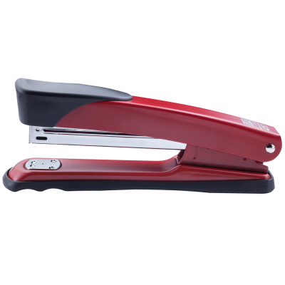 Степлер металлический, 30 л., (скобы №24; 26), 175х67х41 мм, красный