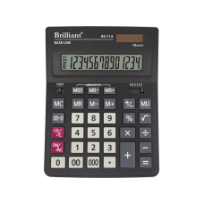 Калькулятор настольный Brilliant BS-114, 14 разрядов