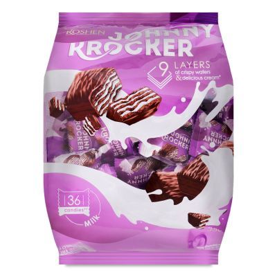 Конфеты Roshen Johnny Krocker Milk, 350г